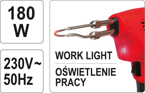 Yato pillanatforrasztó páka 180W LED-es