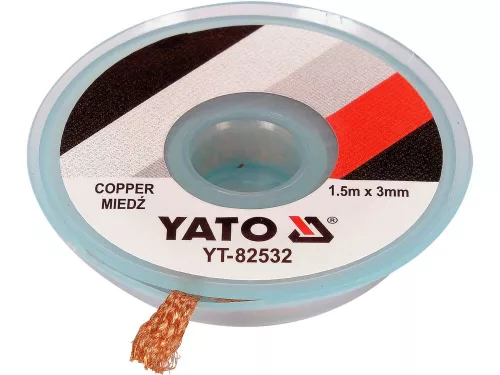 Yato kiforrasztó szalag 3,0 mm x 1,5 m