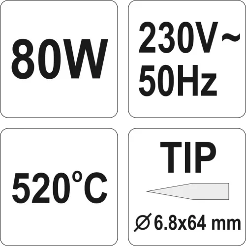 Yato forrasztópáka 80W/520 C