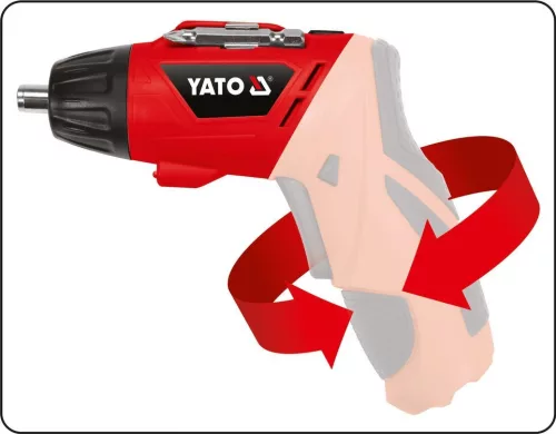 Yato akkus csavarozó 3,6 V (1 x 1,3 Ah akku + töltő)