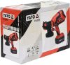 Yato akkus festékszórópisztoly 1000 ml 18 V Li-Ion (1 x 4,0 Ah akku + töltő)