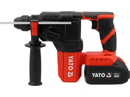 Yato akkus fúrókalapács SDS+, 18V, 4Ah akkuval, töltővel