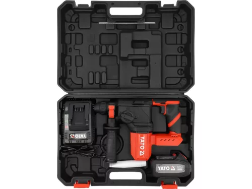 Yato akkus fúrókalapács SDS+, 18V, 4Ah akkuval, töltővel