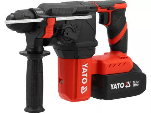 Yato akkus fúrókalapács SDS+, 18V, 2x4Ah akkuval, töltővel