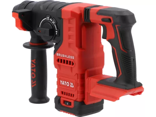 Yato akkus furókalapács 18V, szénkefementes, SDS plus, akku és töltő nélkül