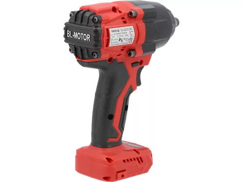 Yato akkus ütvecsavarozó 1/2" 850 Nm szénkefe nélküli 18 V (akku és töltő nélkül)