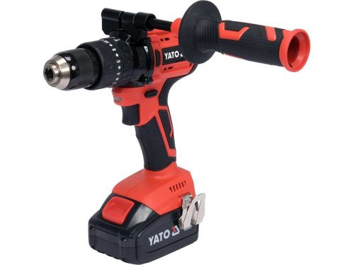 Yato akkus ütvefúró-csavarozó 18 V szénkefe nélküli motor (1 x 3,0 Ah akksi + töltő)