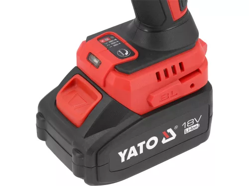 Yato akkus ütvecsavarozó 1/2" 1200 Nm szénkefe nélküli 18 V (1 x 4,0 Ah akku + töltő)