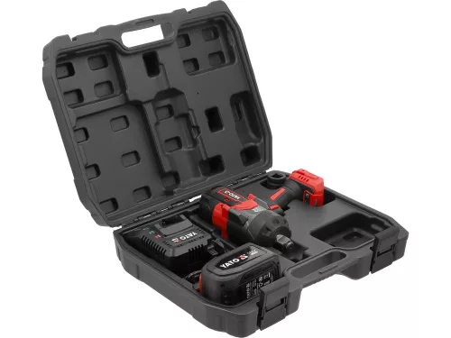 Yato akkus ütvecsavarozó 3/4" 2400 Nm szénkefe nélküli 18 V (1 x 6,0 Ah akku + töltő)