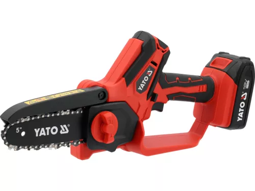 Yato akkus ágvágó láncfűrész, 18V, 2Ah akkuval és töltővel