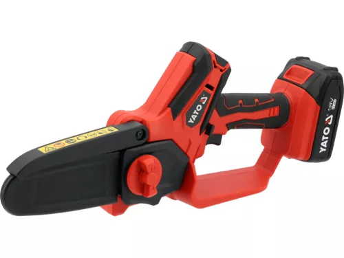 Yato akkus ágvágó láncfűrész, 18V, 2Ah akkuval és töltővel