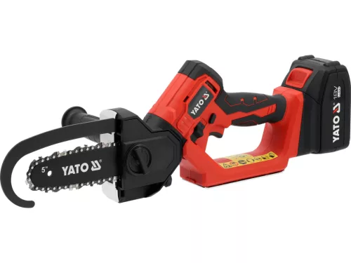 Yato akkus ágvágó láncfűrész, 18V, 4Ah akkuval és töltővel
