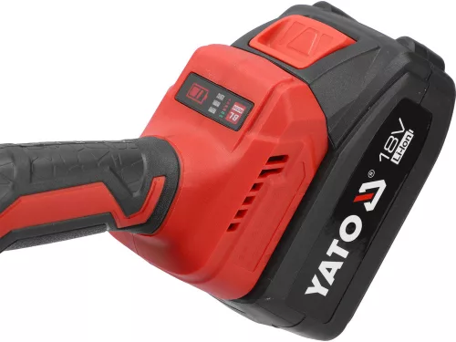 Yato akkus körfűrész 140 mm szénkefe nélküli 18 V (2 x 4,0 Ah akku + töltő)