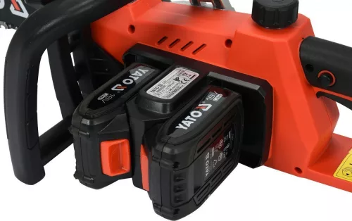 Yato akkus láncfűrész 350 mm 2 x 18 V (2 x 2,0 Ah akku + töltő)