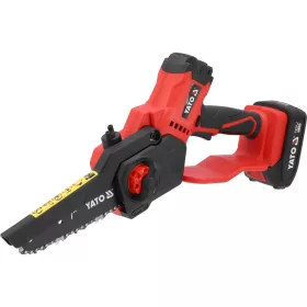 Yato akkus láncfűrész 175 mm szénkefe nélküli 18 V (1 x 2 Ah akku + töltő)