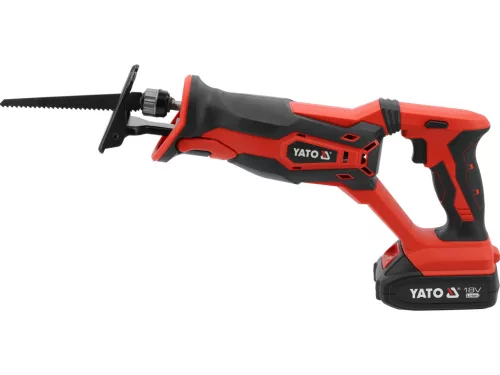 Yato akkus dekopírfűrész, 18V, 2Ah akkuval, töltővel