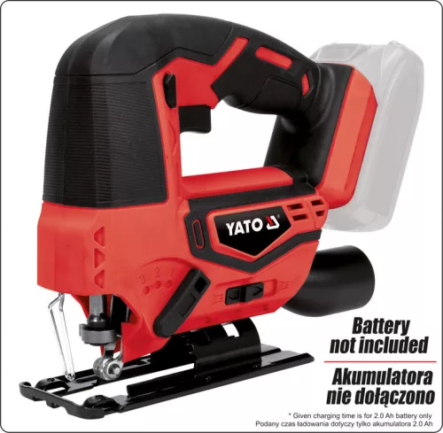 Yato akkus dekopírfűrész 18 V Li-Ion (akku + töltő nélkül)