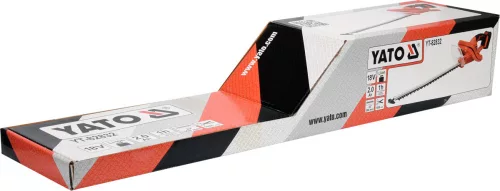 Yato akkus sövényvágó 18 V (1 x 2,0 Ah akku + töltő)