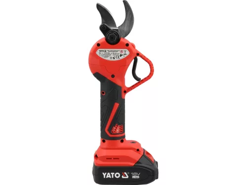 Yato akkus metszőolló 18V, szénkefementes, 30mm, 2Ah akkuval és töltővel