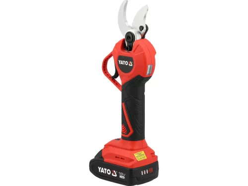 Yato akkus metszőolló 18V, szénkefementes, 30mm, 2Ah akkuval és töltővel