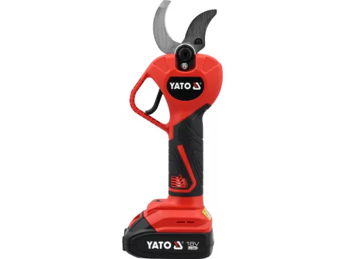 Yato akkus metszőolló 18V, szénkefementes, 40mm, 2Ah akkuval és töltővel