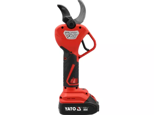 Yato akkus metszőolló 18V, szénkefementes, 40mm, 2Ah akkuval és töltővel