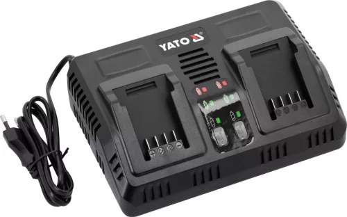 Yato akku töltő dupla 18 V 2,2 A