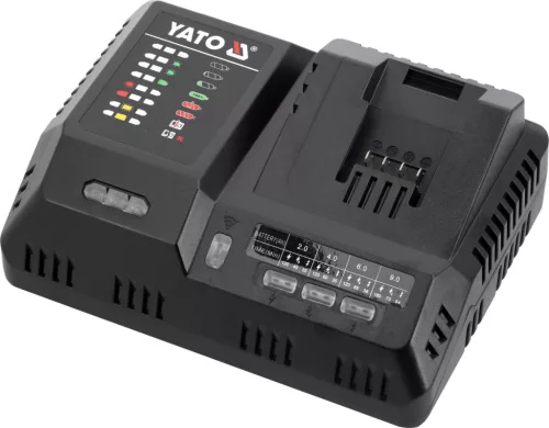 Yato akku gyorstöltő 18 V 12 A