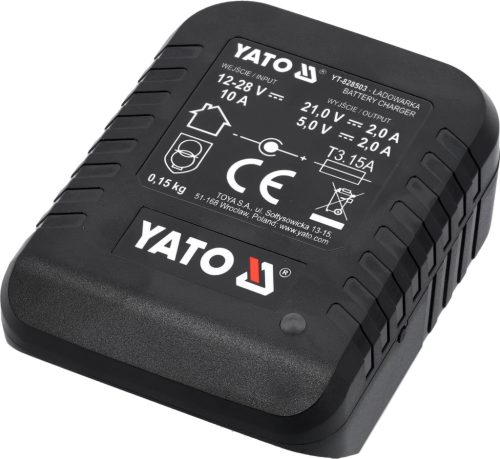 Yato akku töltő autós 18 V