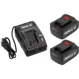 Yato akku és töltő 18V, 2x4Ah