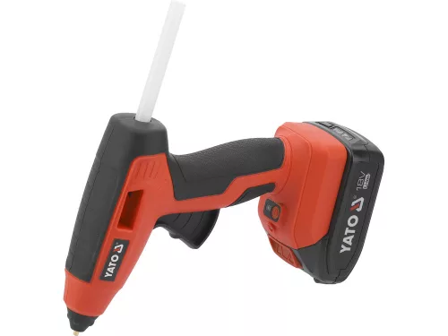 Yato akkus ragasztópisztoly 11 mm 18 V Li-Ion (1 x 2,0 Ah akku + töltő)
