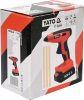 Yato akkus ragasztópisztoly 11 mm 18 V Li-Ion (1 x 2,0 Ah akku + töltő)
