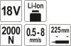 Yato akkus kittkinyomó- és ragasztópisztoly 225 ml 18 V (akku + töltő nélkül)