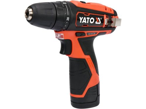 Yato akkus fúrócsavarozó 30 Nm 12 V Li-Ion (1 x 2,0 Ah akku + töltő)
