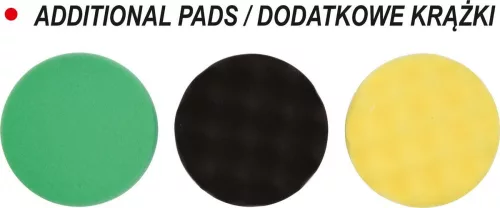 Yato akkus excenter polírozó 150 mm szénkefe nélküli 18 V Li-Ion (1 x 3,0 Ah akku + töltő)