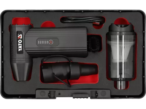 Yato mini turbo fúvó porszívó kiegészítőkkel