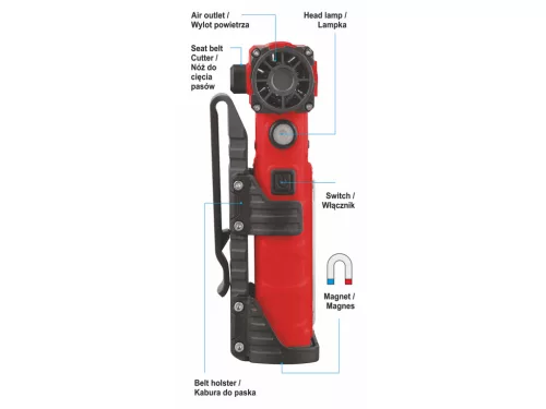 Yato akkus mini turbófúvó 4Ah akkuval és töltővel