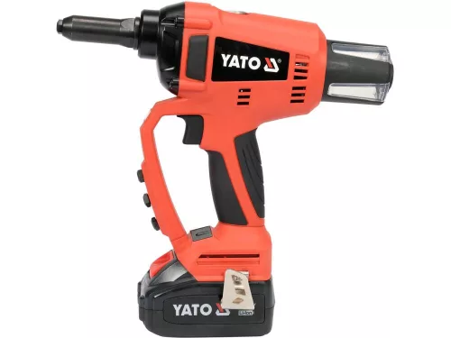 Yato akkus popszegecshúzó 18 V 125 mm (1 x 3,0 Ah akksi + töltő)