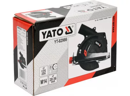 Yato sarokcsiszoló porelszívó adapter fa vágáshoz 125 mm