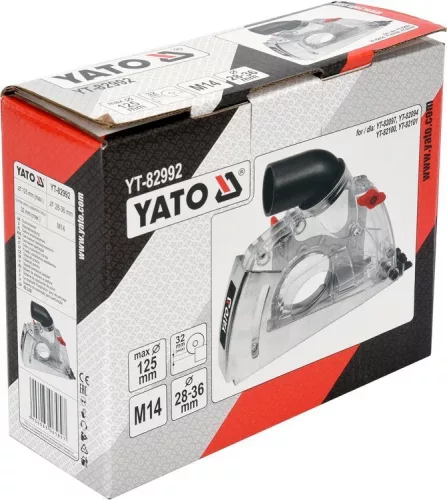 Yato sarokcsiszoló porelszívó adapter vágáshoz 125 mm