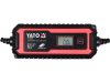 Yato akkumulátor töltő 6/12 V 2/4 A max. 200 Ah LCD kijelző
