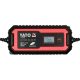 Yato akkumulátor töltő 6/12 V 2/8 A max. 200 Ah LCD kijelző