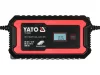 Yato akkumulátor töltő 6/12 V 2/10 A max. 200 Ah LCD kijelző