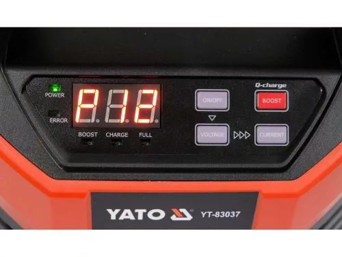 Yato akkumulátor töltő 12 V / 20 A / max. 300 Ah