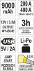Yato power bank 9000 mAh
