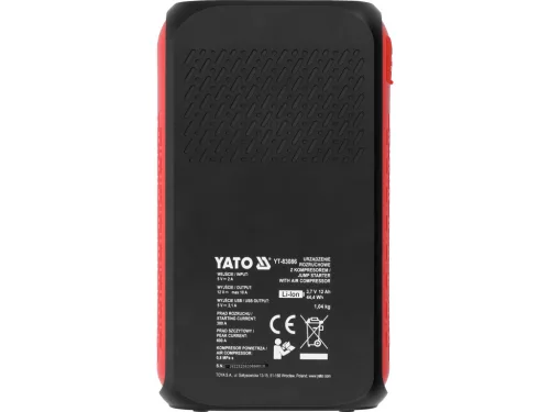Yato akkumulátor indító kompresszorral 12000 mAh