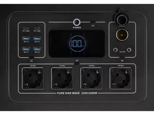 Yato hordozható energiaellátó állomás 2400 W, 2232 Wh lifepo4, EPS