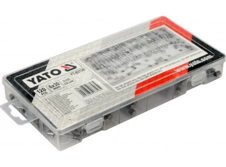 Yato üveg biztosíték készlet 120 részes