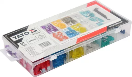 Yato biztosíték készlet 97 részes általános