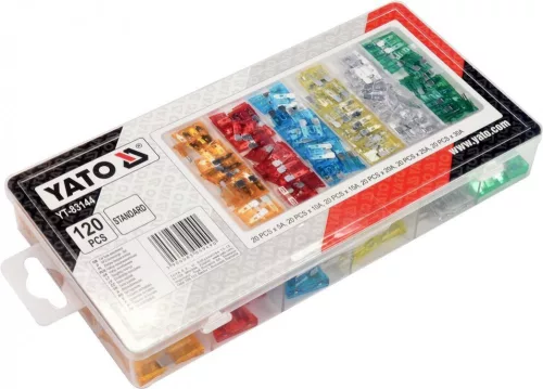 Yato biztosíték készlet 120 részes általános